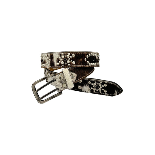 Western Studded Belt (Multi Brown)