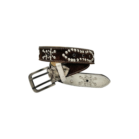 Western Studded Belt (Brown)